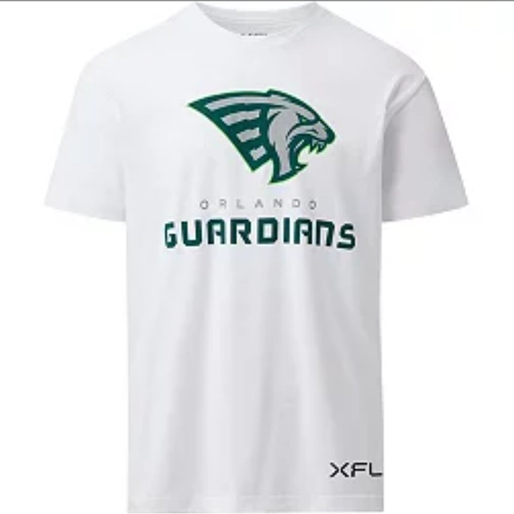 XFL Orlando Guardians T-Shirt Mens XL White NEW Official Merchandise ORLM-101